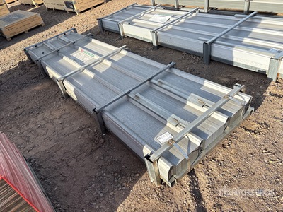Quantity of (150) 2026 KJ K084 12 ft Galvalume Corrugated Steel Panels (Unused)