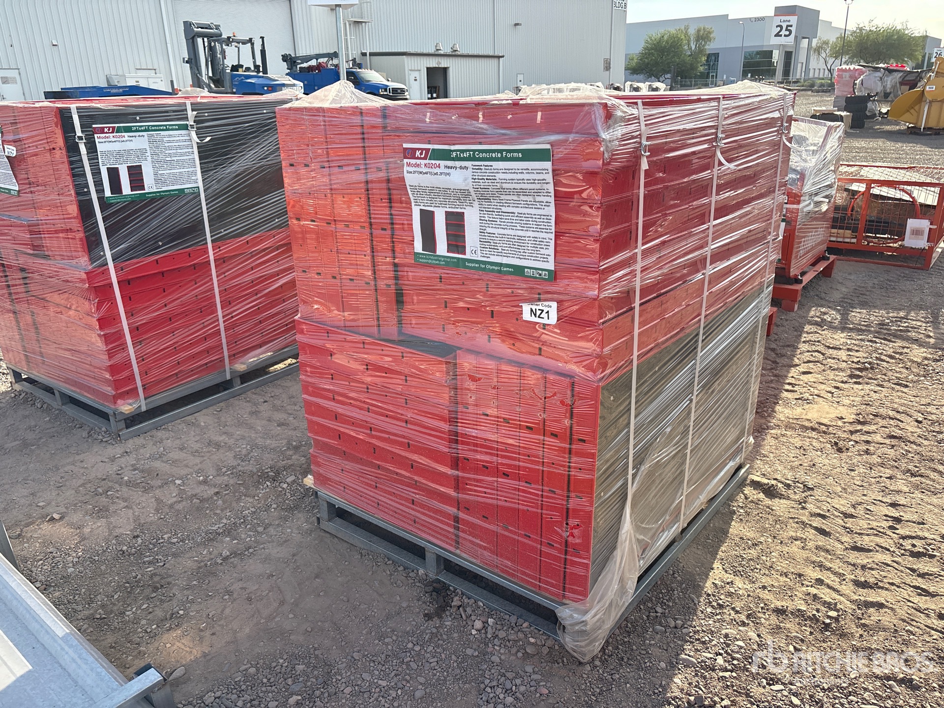 Quantity of (30) 2026 KJ K0204 Steel Frame Formwork Concrete Forms (Unused)