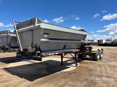 2013 Arnes 15 ft T/A B-Train Lead Side Dump Trailer
