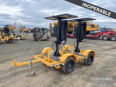 2021 Global Traffic Equipment Solar Powered اشارة مرور (Inoperable)