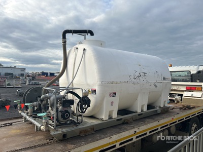 AquaPath Skid-Mounted Poly Tanque de agua