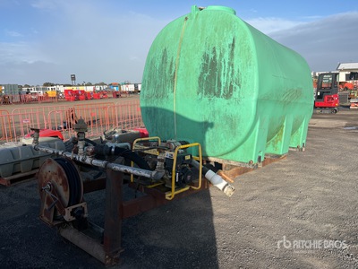 Skid-Mounted Poly 10,000 Litre Tanks Water Tank