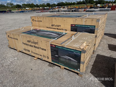 2026 KJ K5100 49 ft x 103 ft Prefabricated Metal Frame Storage Building (Unused)