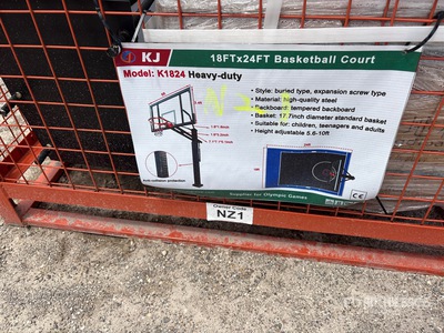 2026 KJ K1824 18 ft x 24 ft Basketball Court Divers - Magasin, entrepôt, consommateur (Unused)