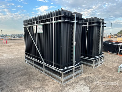 2026 KJ K0710-30 10 ft x 7 ft Powder Coated Steel Site Staccionata (Unused)
