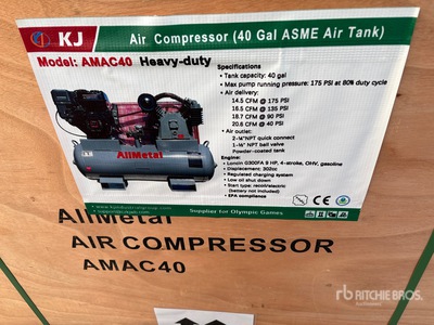 2026 KJ AMAC40 14 cfm Air Compressor (Unused)