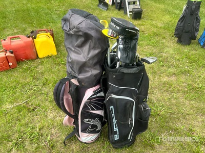 Cobra & Assorted Golf Clubs, Includes Driver, Woods, Hybrids, Irons, Golf Bags & Accessories Divers - Magasin, entrepôt, consommateur