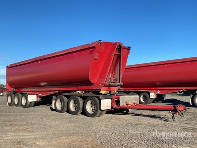 2019 Bruce Rock 9.5 m 6/Axle Dog Remorque à benne basculante