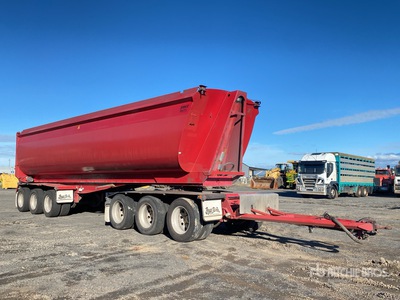 2019 Bruce Rock 9.5 m 6/Axle Dog Remorque à benne basculante