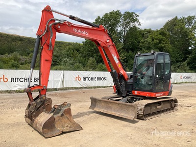2017 Kubota KX080-4 Escavatore cingolato