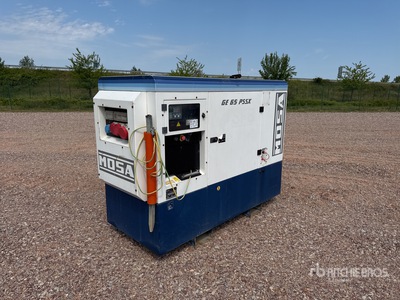 2021 Mosa GE65PSSX 66 kVA Skid-Mounted Groupe Electrogene Generator Set
