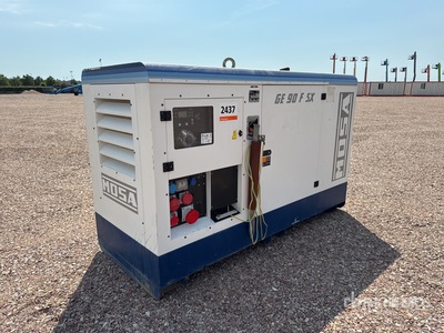 2021 Mosa GE90FSX 90 kVA Skid-Mounted Groupe Electrogene Generator Set