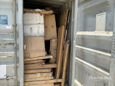 Unused Furniture w/ 2007 20 Ft Storage Container