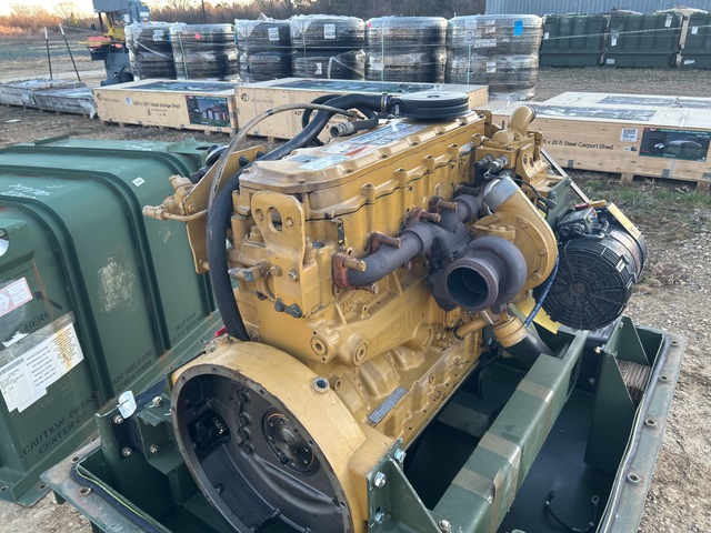 Cat 3126 Turbo Diesel Engine w/Shipping Container