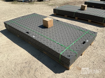(12) SKLP SK-LJB12 Polyethylene Board Roadbed Protection Pads - Unused