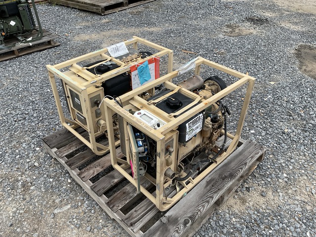 (2) Dewey MEP-531A 2kW Generator Sets