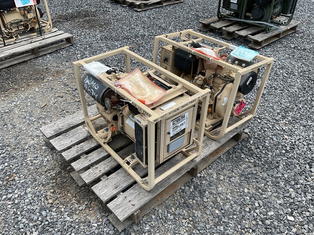 (2) Dewey MEP-531A 2kW Generator Sets