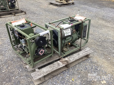 (2) Dewey MEP-531A 2kW Generator Sets