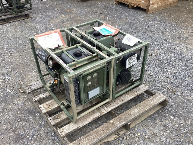(2) Dewey MEP-531A 2kW Generator Sets