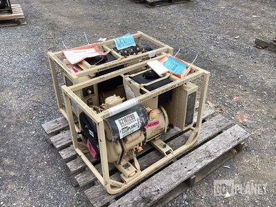 (2) Dewey MEP-531A 2kW Generator Sets