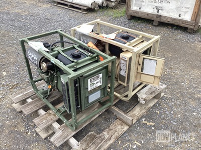 (2) Dewey MEP-531A 2kW Generator Sets
