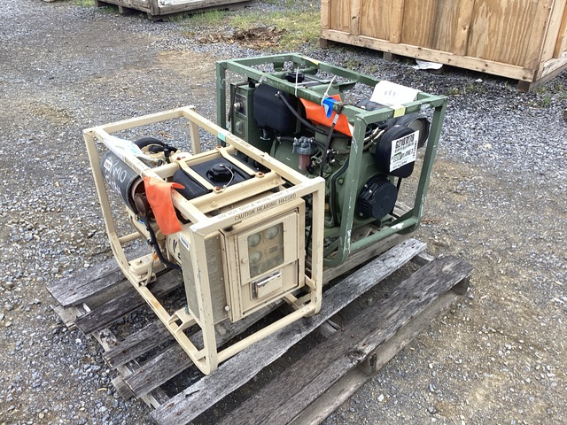 (2) Dewey MEP-531A 2kW Generator Sets