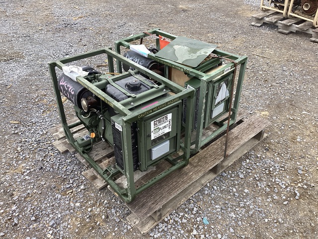 (2) Dewey MEP-531A 2kW Generator Sets