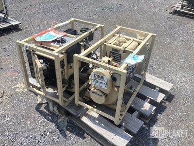 (2) Mechron Power Systems ASB 2D/DND7 2kW Generator Sets