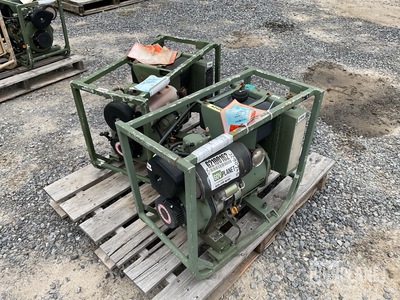 (2) Dewey MEP-531A 2kW Generator Sets