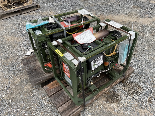 (2) Dewey MEP-531A 2kW Generator Sets