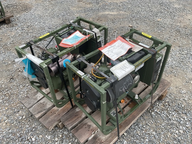 (2) Dewey MEP-531A 2kW Generator Sets