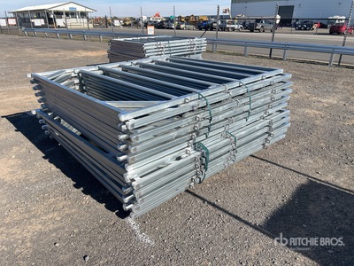 Quantity of (20) BYT 2 m x 2.2 m Galvanised Livestock Gate (Unused)