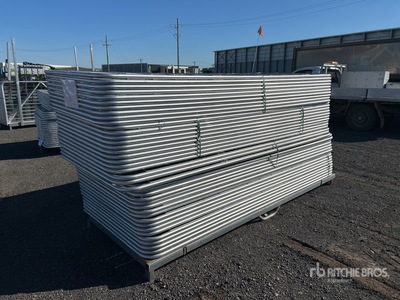 Quantity of (40) BYT 3 m x 1.17 m Galvanised Mesh Livestock Gate (Unused)