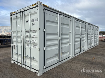 2025 40 ft High Cube Multi-Door Storage Container (Unused)