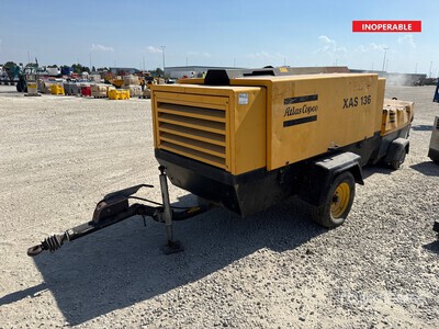 2005 Atlas Copco XAS136DD FB IT Compresseur à air (Inoperable)