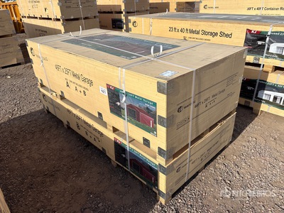2026 KJ K2545G 25 ft x 46 ft Metal Garage Storage Building (Unused)