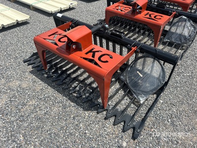 2025 Kit Containers QT-SG-S76-V3 76 in Skeleton Skid Steer Grapple (Unused)