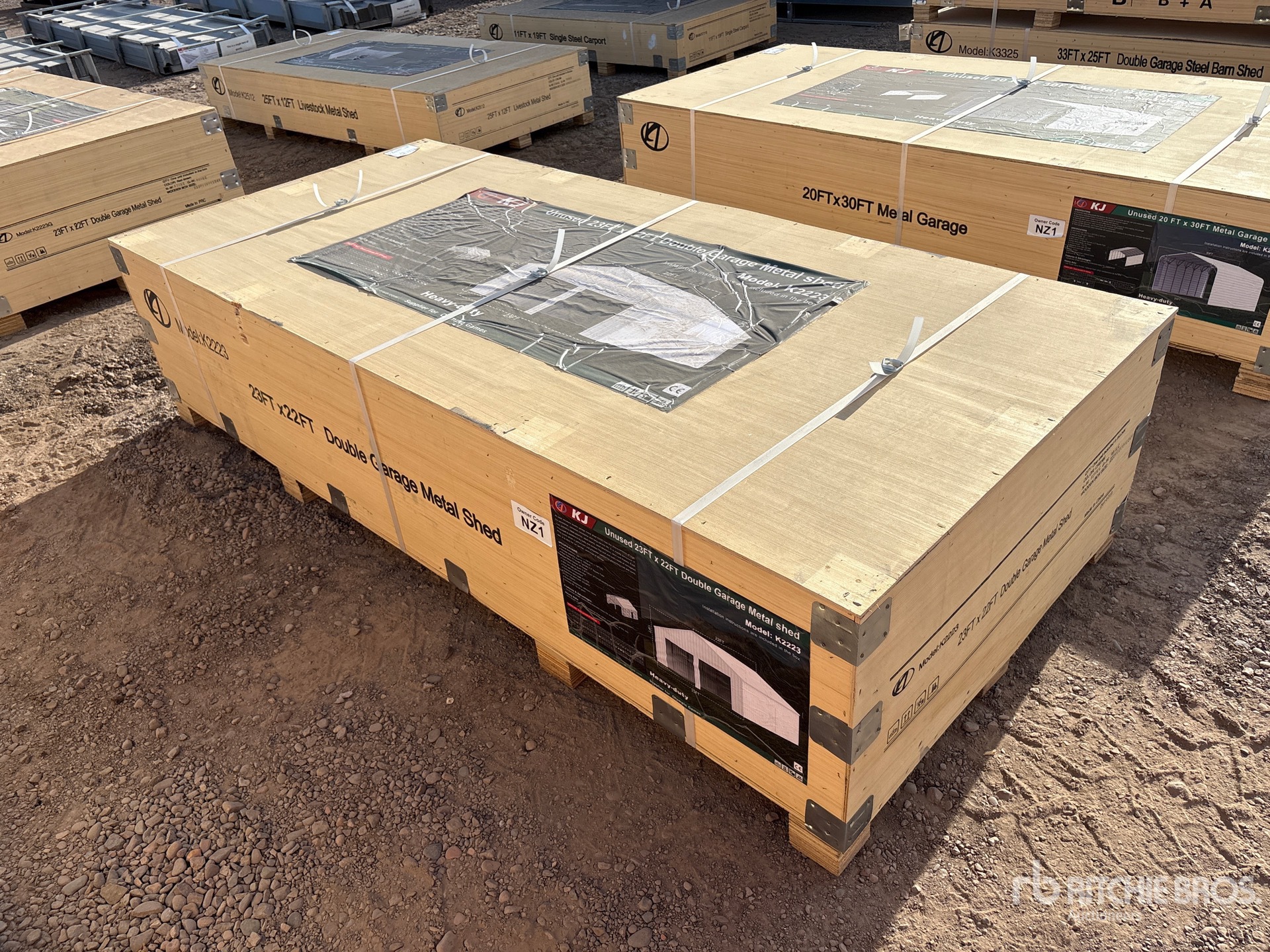 2026 KJ K2223 23 ft x 22 ft Storage Building (Unused)