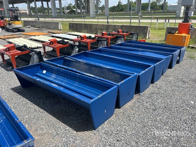 Quantity of (7) 2025 Kit Containers CF-90-V2025 Livestock Feeder