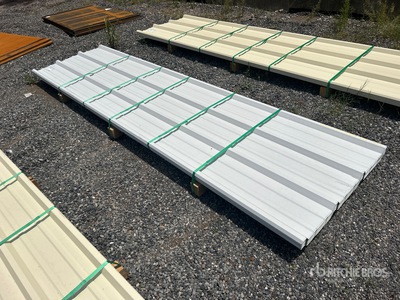 Quantity of 2025 Kit Containers 12 Ft Corrugated Tin (Unused)