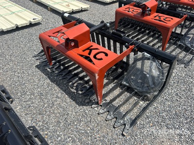 2025 Kit Containers QT-SG-S76-V3 76 in Skeleton Skid Steer Grapple (Unused)