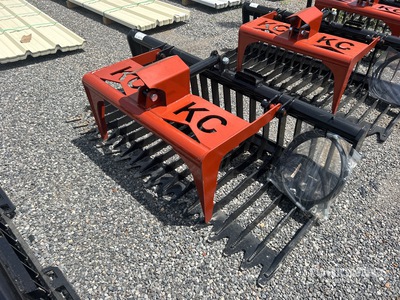 2025 Kit Containers QT-SG-S76-V3 76 in Skeleton Skid Steer Grapple (Unused)