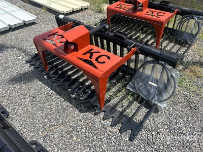 2025 Kit Containers QT-SG-S76-V3 76 in Skeleton Skid Steer Grapple (Unused)