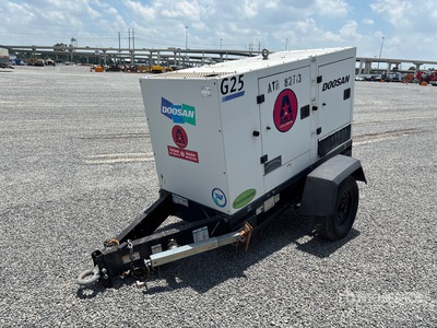 2018 Doosan G25 25 kW Mobile Generador