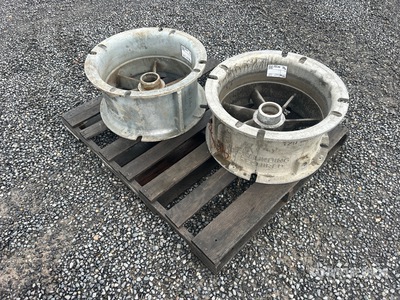 Quantity of (2) Jet Fan 20 in Aluminum Fan Housings