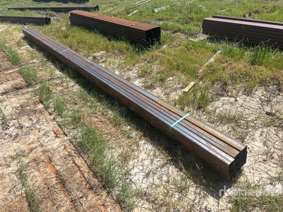 Quantity of (9) 2025 Kit Containers 3 in Square Tubing Varios metales (Unused)
