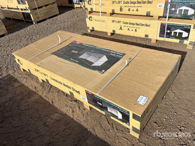 2026 KJ K1912 12 ft x 20 ft Livestock Shelter (Unused)