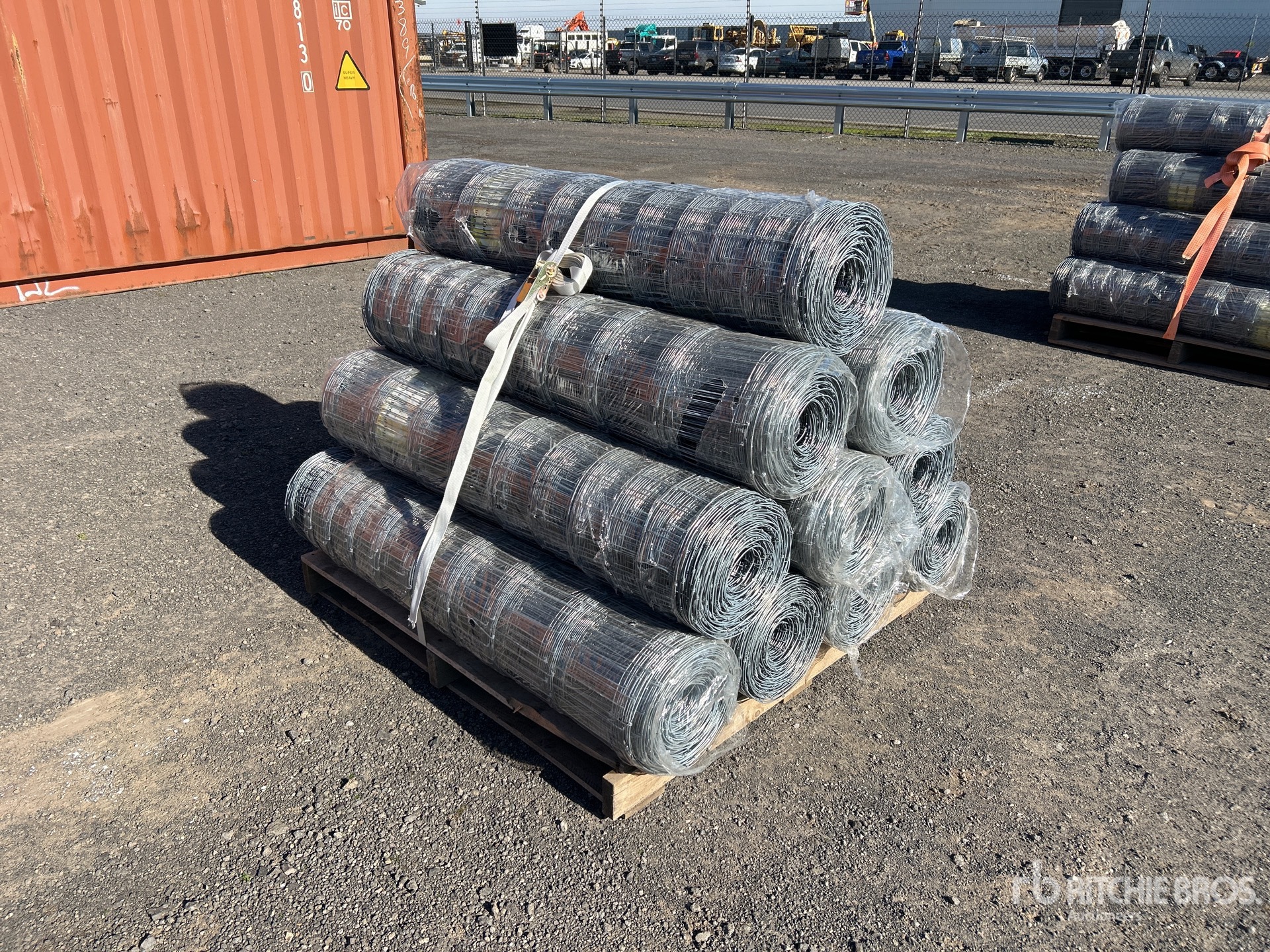 2025 BYT FFC762 QTY(10) 330 ft x 4 ft Galvanized Farm Fencing (Unused)