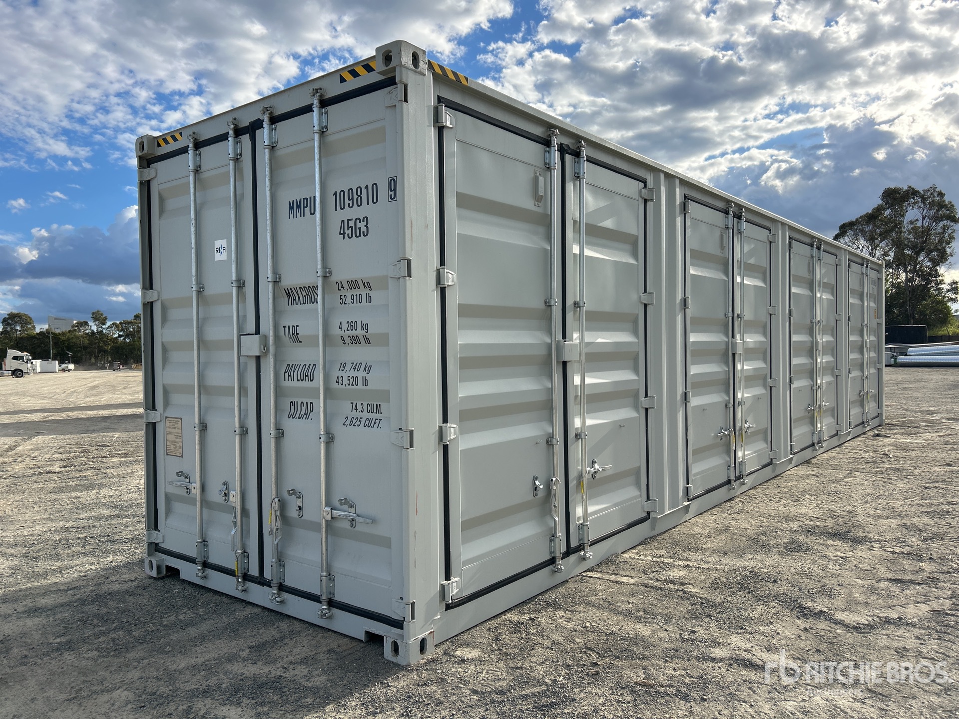 2025 40 ft High Cube Multi-Door Storage Container (Unused)