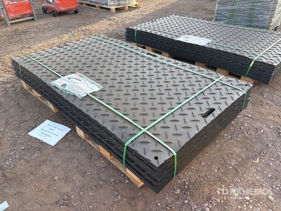 Quantity of (12) 2026 KJ K1222 Polyethylene Board Roadbed Protection Pad (Unused)